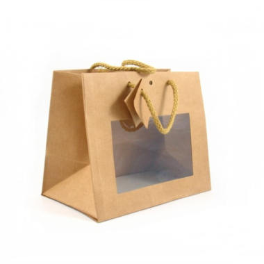 Geschenktüte mit Fenster 10Stk