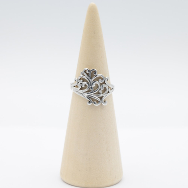 Ring zilver Mt. 10/62 Jugendstill SP2100