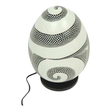 Lamp glasvezel spiraal ei stippen