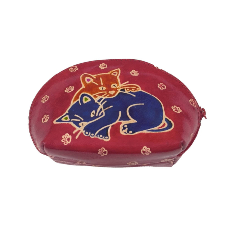 Muntentas leer 1 katten rood