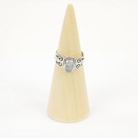 Ring, Silber, Mt. 57/18¼, Mondstein-6