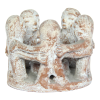 Teelichthalter Terrakotta Freundeskreis 5 Personen.