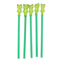 Potlood hout kikker set 5