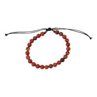 Armband edelstenen jasper rood verstelbaar