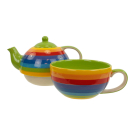 Tee für 1 Set Keramik-Regenbogen