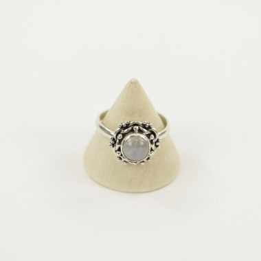 Ring, Silber, Mondstein, Mt. 16/51 -2