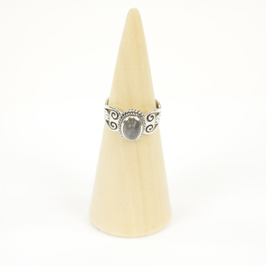 Ring, Silber, Mt. 57/18¼, Labradorit-7
