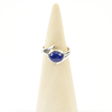 Ring zilver Mt. 6/52 Lapis Lazulli M0158a
