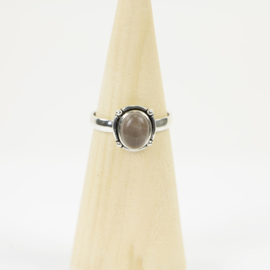 Ring, Silber, Mt. 59/19, Rosenquarz_HR201