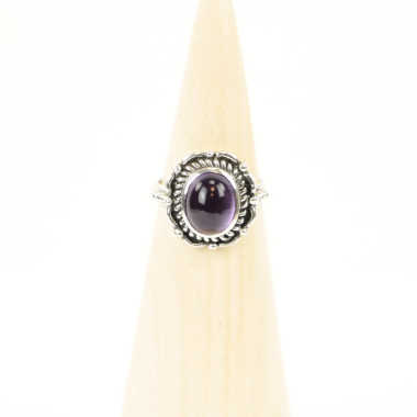 Ring, Silber, Mt. 52/16½, Amethyst_HR55