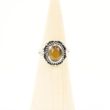 Ring, Silber, Mt. 59/19, Tigerauge_HR55