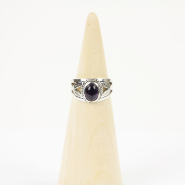 Ring, Silber, Mt. 52/16½, Amethyst_HR149
