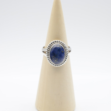 Ring Silber Mt. 8/57 Lapislazulli RAJ10
