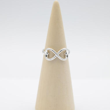 Ring zilver Mt. 6/52 Liefde RB174