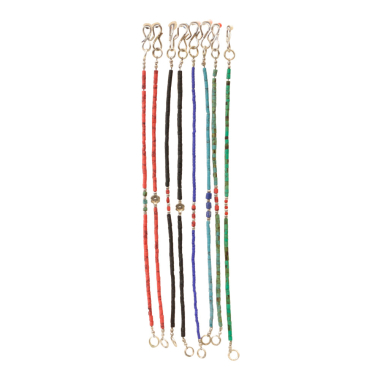 Perlenarmband, Afghanistan 19 cm, sortiert