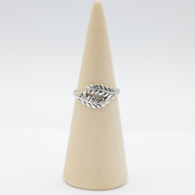 Ring zilver Mt. 7/55 Bladeren SP35900