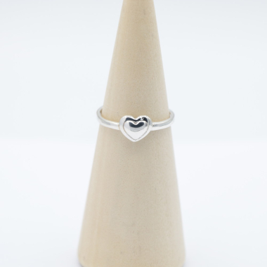 Ring zilver Mt. 6/52 Hart RB283