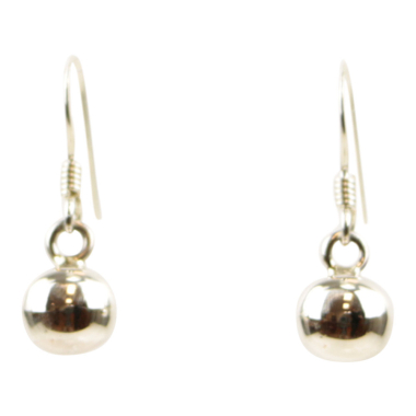 Oorhanger met bal 5mm, zilver SP5600