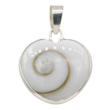 Hanger zilver Shiva Eye schelp, hart S, SPN2200