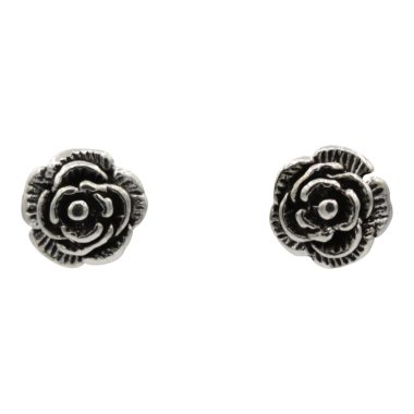 Oorsteker Bloem, zilver RB223