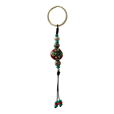 Tibetaanse Sleutelhanger, rood