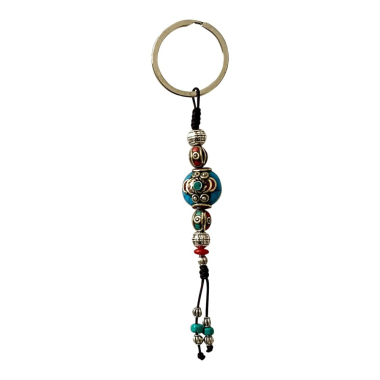 Tibetaanse Sleutelhanger, blauw