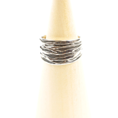 Ring zilver Mt. 7/55 geoxideerd E07