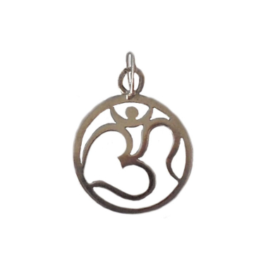 Silberanhänger Ohm, groß, NL-Text