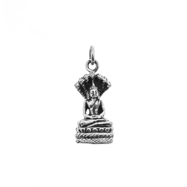 Geboortedag Boeddha hanger/bedel Zaterdag, zilver