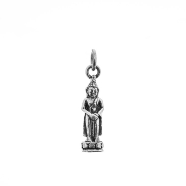 Geboortedag Boeddha hanger/bedel Zondag, zilver