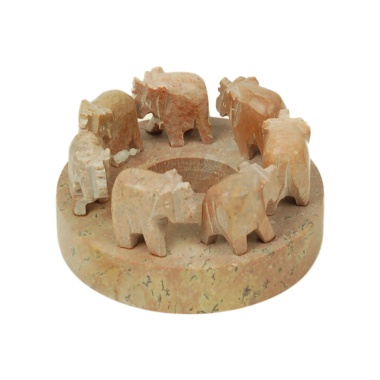 Waxinelichthouder gorara olifant cirkel