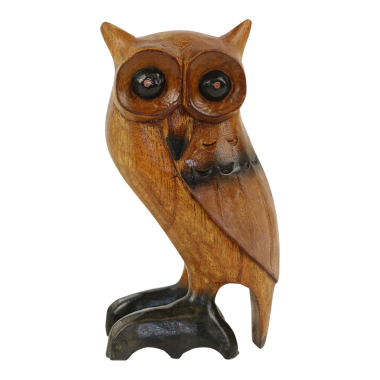 Holzeule natur M