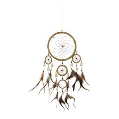 Dreamcatcher feathers brown