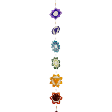 Mobile resin chakra 7 multicolor