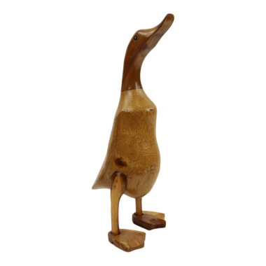 Beeld hout eend naturel M