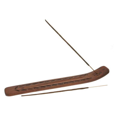 Wierookhouder hout gesneden