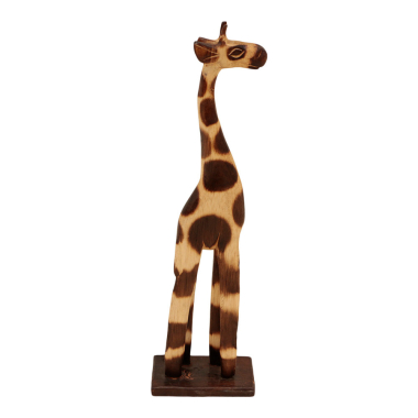 Statue wood giraffe XS