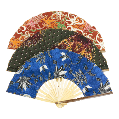 Waaier batik assorti