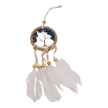 Traumfänger Lebensbaum Saphirsteine