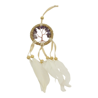 Dreamcatcher amathist stones tree of life
