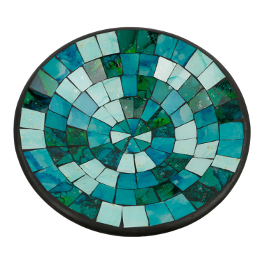 Schale Mosaik blau mix L
