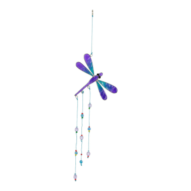 Ornament aus Kunstharz, Libelle blau