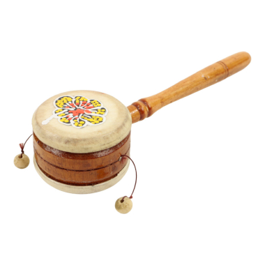 Handbemalte Blume mit Drehtrommel