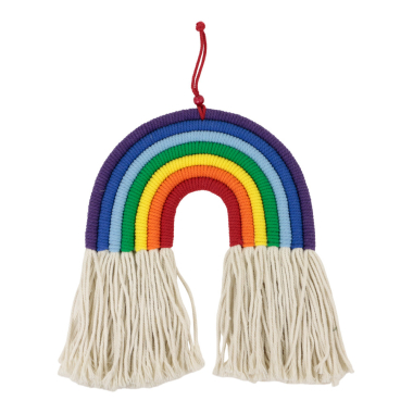 Ornament macrame rainbow
