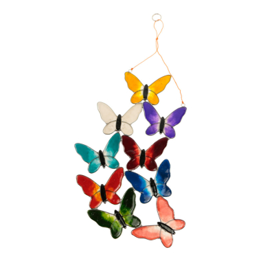 Ornament-Schmetterlinge aus Kunstharz