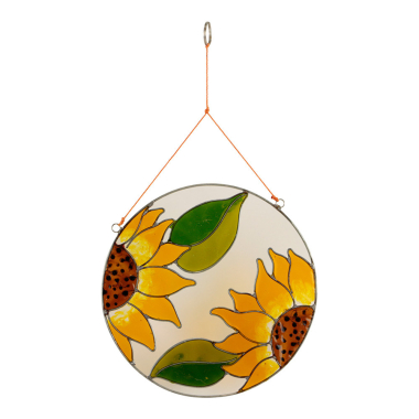 Ornament resin sunflowers