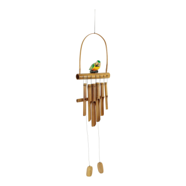 Windchime bamboo parrot