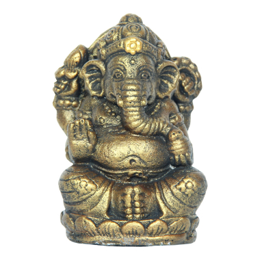 Statue stone ganesha gold