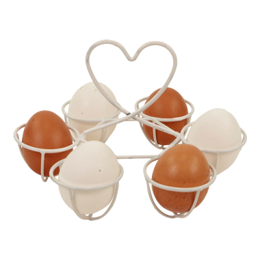 Egg holder metal love