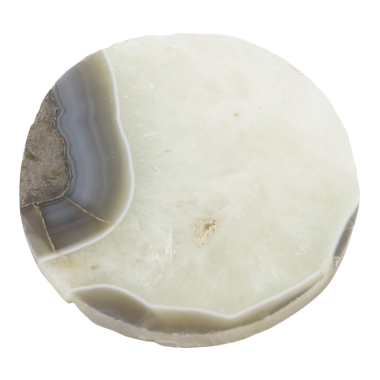 Coaster agate light grey